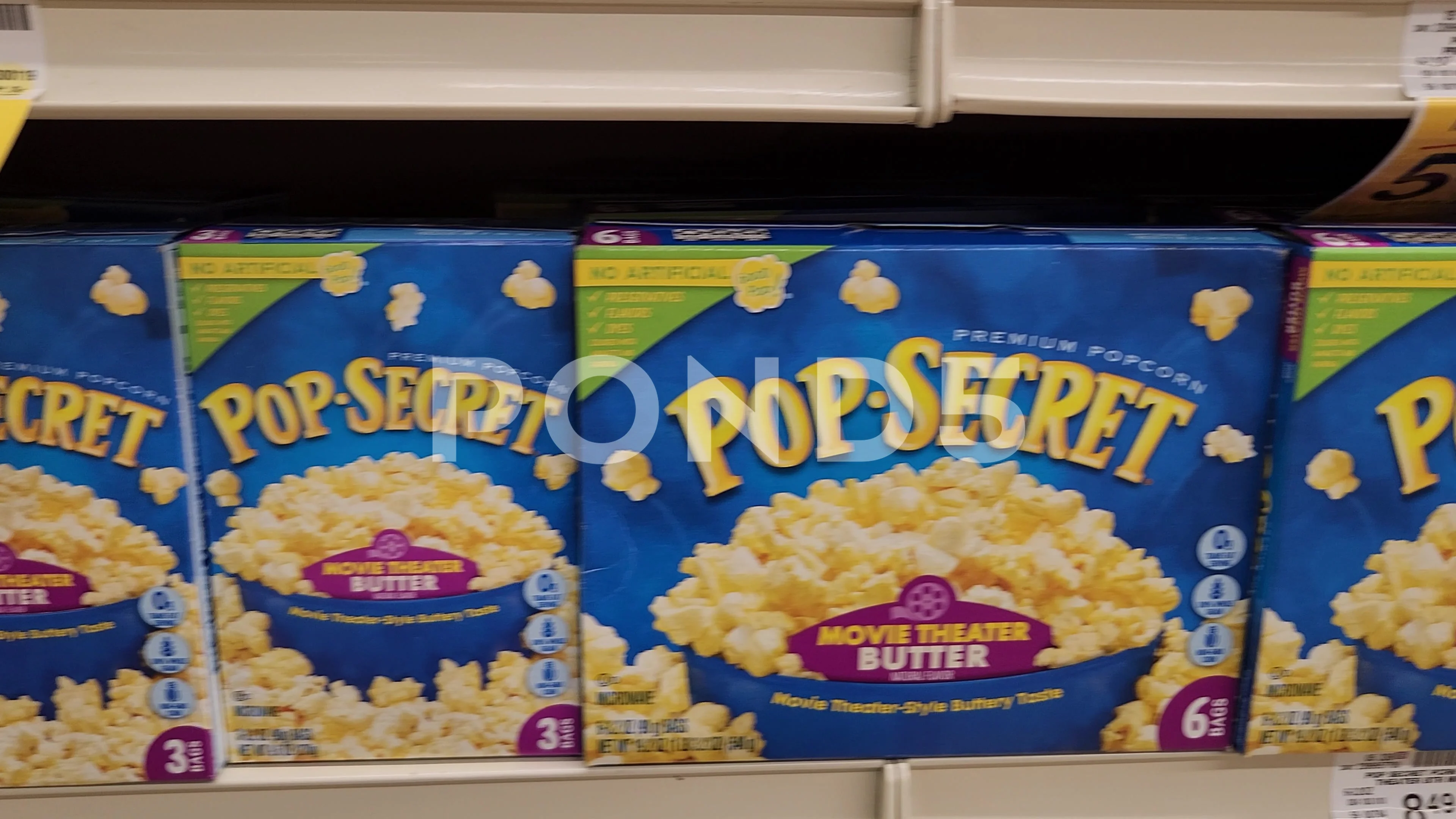 Pop Secret Movie Theater Butter Popcorn , Stock Video