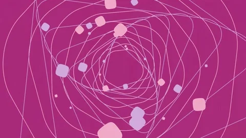 Pop shapes and flat abstract loop background. Stock Footage 259412230