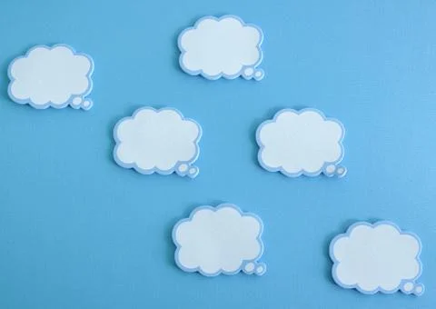 Pop speech bubbles Stock Photos