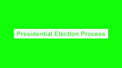 Pop-up text screen saver. Text - Presidential Election Process. Vote US Stock Footage 280001826