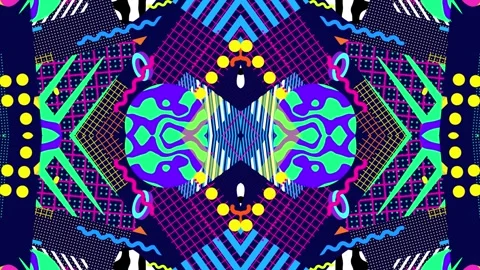 Pop Trendy Backgrounds 4. Motion Graphic Visual Show Loop Stock Footage 347106262