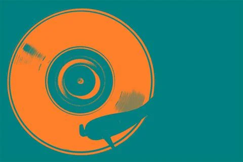 Pop vinyl - g&amp;amp Illustrazione stock