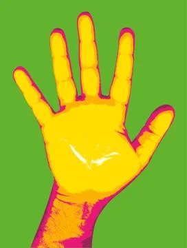 Pop_hand Stock Illustration