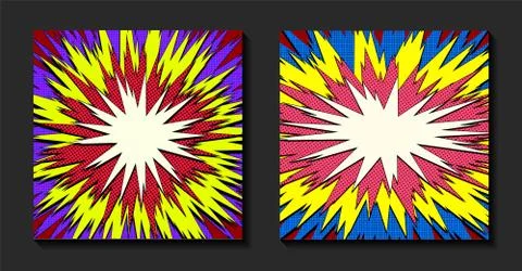Popart comic background. Vector illustration Stockillustratie