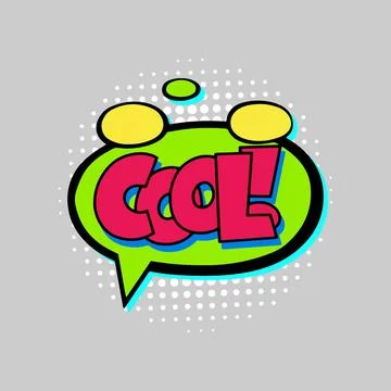 PopArtSpeech Stock Illustration