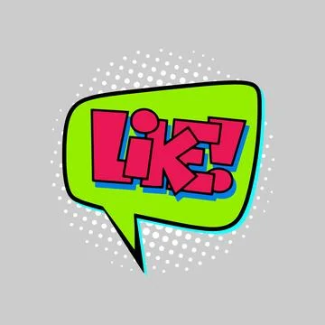 PopArtSpeech Stock Illustration