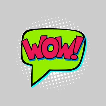 PopArtSpeech Stock Illustration