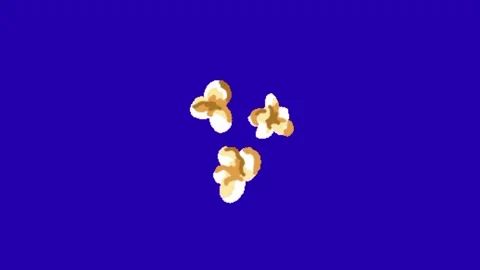 Popcorn animation on green screen background Stock-Footage 333151013