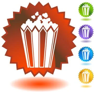 Popcorn bag Stock Illustration