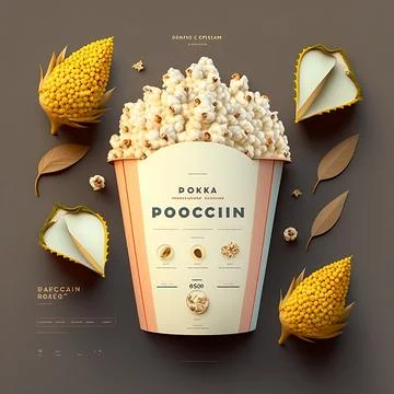 Popcorn Box Illustrazione stock