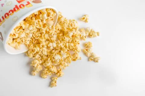 Popcorn in a box Stock Photos