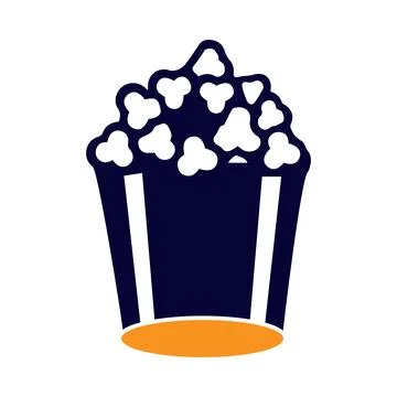 Popcorn, bucket, snack, corn, popcorn icon Stock Illustration