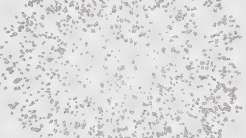 Popcorn Burst with Alpha Channel Stock Footage 201836950