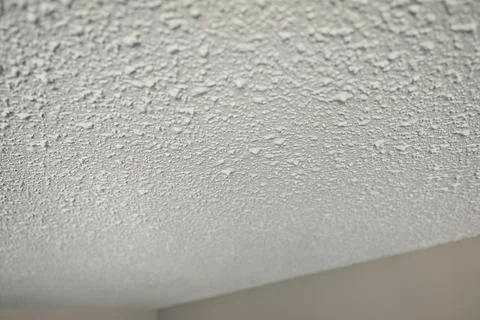 Popcorn ceiling in the house. Stock Photos