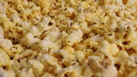 Popcorn with cheddar cheese falling down Stock Footage 227359412