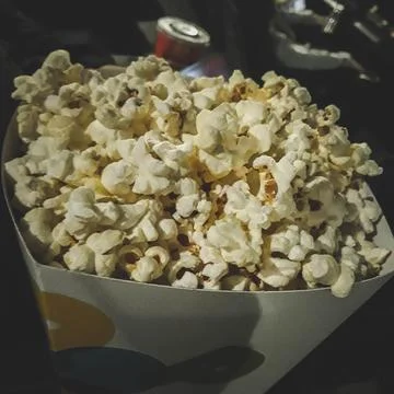 Popcorn for the cinema Stock Photos