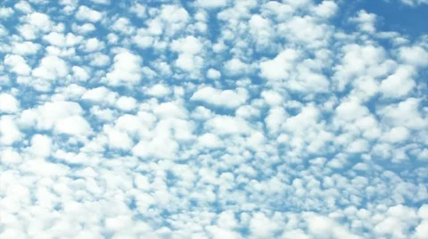 Popcorn Clouds Moving Video stock 48366641