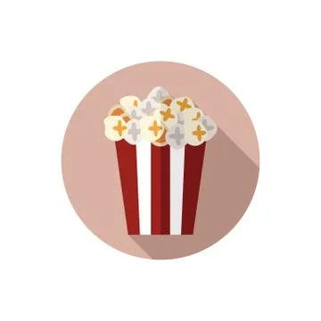 Popcorn cup vector Stock Illustration