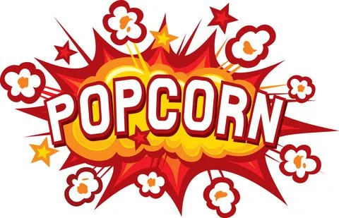 Popcorn design Stock Illustration