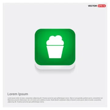 Popcorn exploding inside the packaging icon Stock Illustration