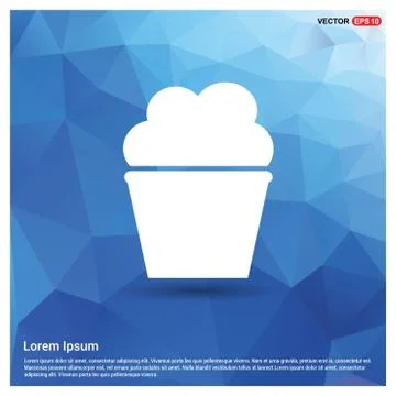 Popcorn exploding inside the packaging icon Stock Illustration