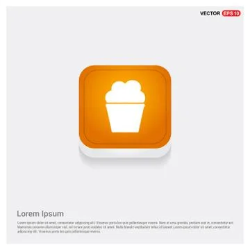 Popcorn exploding inside the packaging icon Illustrazione stock