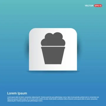 Popcorn exploding inside the packaging icon - Blue Sticker button Stock Illustration