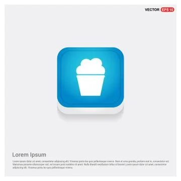 Popcorn exploding inside the packaging icon 스톡 일러스트