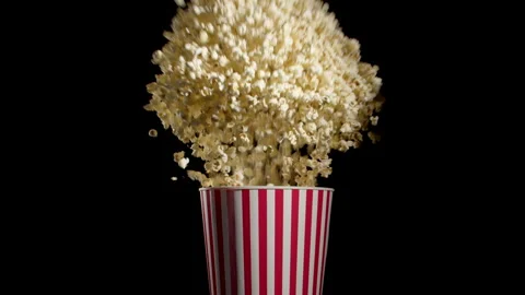 Popcorn Explosion Stock Footage 332071087