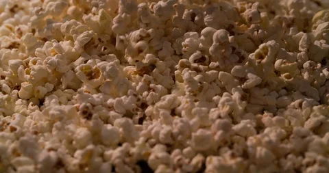 Popcorn falling Slow motion video background Stock Footage 108775664