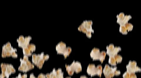 Popcorn - Fill and Fall - Wipe - Transition Stock Footage 34328948