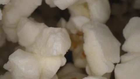 Popcorn flakes close up Stock Footage 145482593