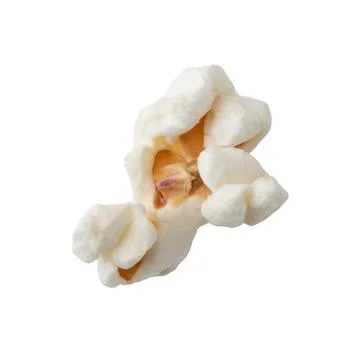 Popcorn flakes on a white background Stock Photos