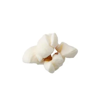Popcorn flakes on a white background Stock Photos