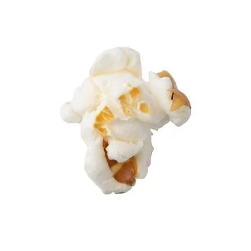 Popcorn flakes on a white background Stock Photos