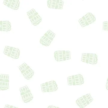 Popcorn food glyph seamless pattern Stock Illustration