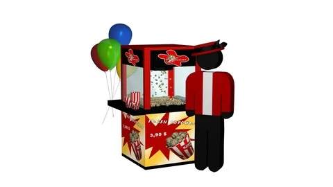 Popcorn Stock Footage 82038054