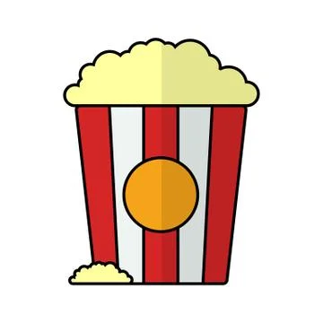 Popcorn icon vector illustration Stock Illustration