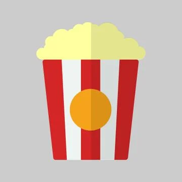 Popcorn icon vector illustration Stock Illustration