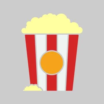 Popcorn icon vector illustration Stock Illustration