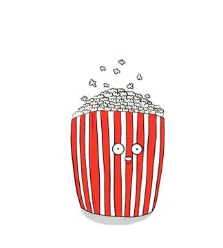 Popcorn Stockillustratie