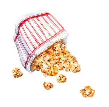 Popcorn Stock Illustration