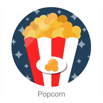 Popcorn Stock Illustration