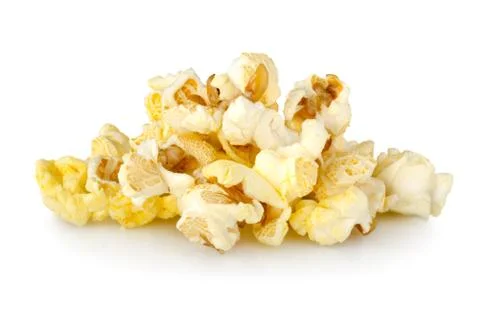 Popcorn isolated Stock Photos