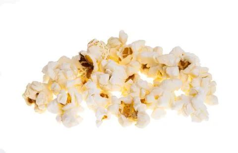 Popcorn isolated Stock Photos