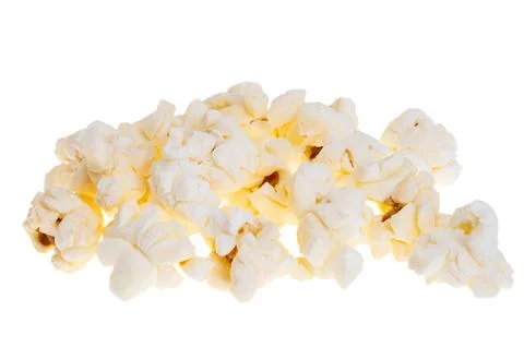 Popcorn isolated Stock Photos