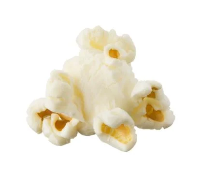 Popcorn isolated on white background Stock Photos