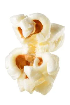 Popcorn isolated on white Stock Photos