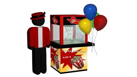 Popcorn machine Vidéo 82038124