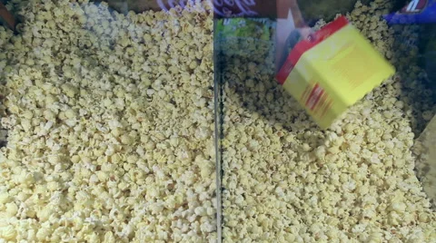 Popcorn Machine Popcorn Vídeo Stock 55890774